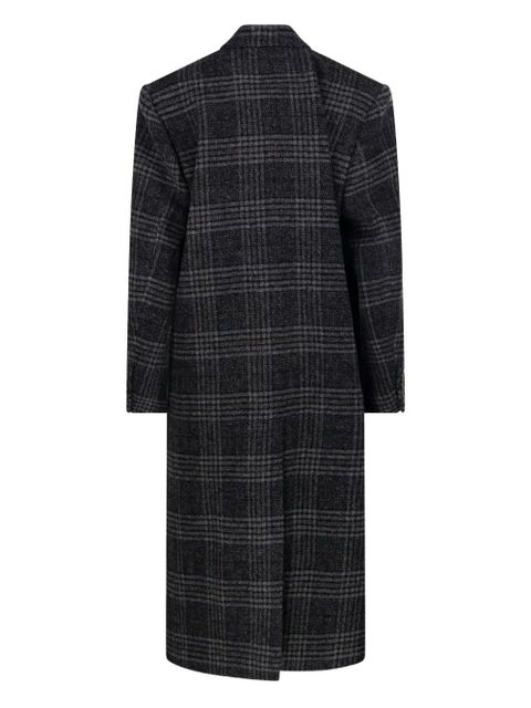 MARANT ÉTOILE Lexana double-breasted checked coat - Brown