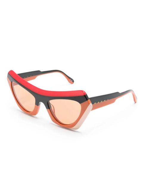 Marni Eyewear Devil's Pool cat-eye frame sunglasses - Orange - zdjęcie produktu nr 2