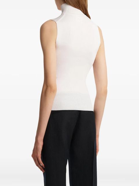KHAITE ribbed roll-neck benita top - White - zdjęcie produktu nr 2