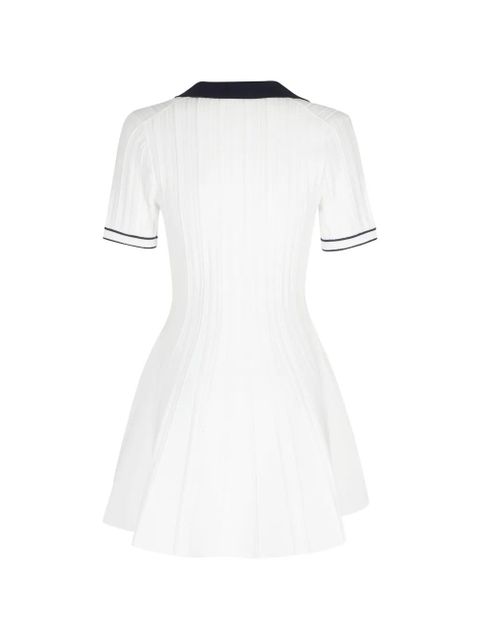 Simkhai ribbed-knit polo mini dress - Neutrals - zdjęcie produktu nr 2