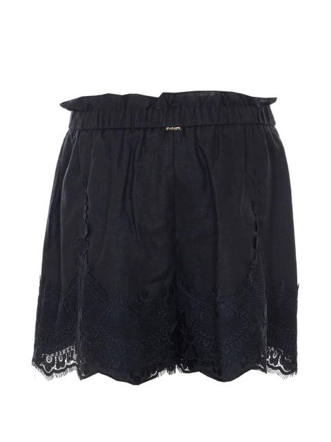 TWINSET floral-lace shorts - Black - zdjęcie produktu nr 2