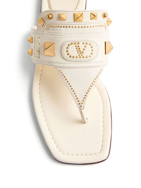 Valentino Garavani Plaster Caster leather sandals - White - zdjęcie produktu nr 2