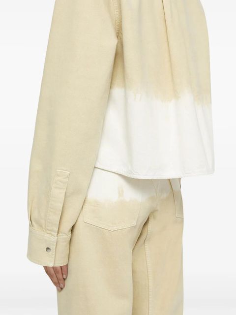 Jil Sander gradient-effect denim shirt - Neutrals