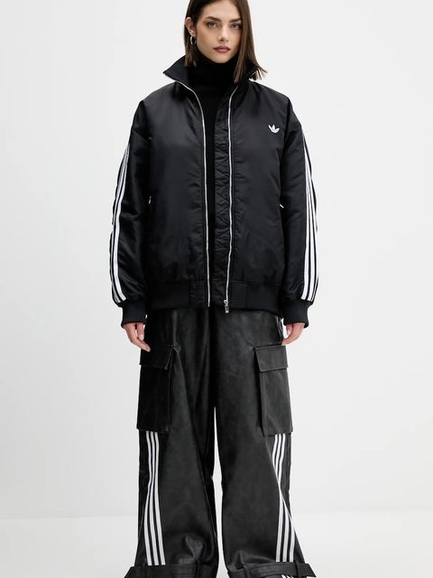 adidas Originals kurtka bomber Firebird kolor czarny zimowa JX2991
