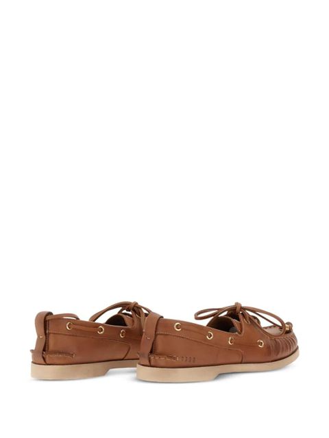 Golden Goose leather lace-up loafers - Brown - zdjęcie produktu nr 2
