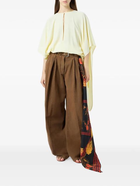 Blumarine cap-sleeve blouse - Yellow - zdjęcie produktu nr 2