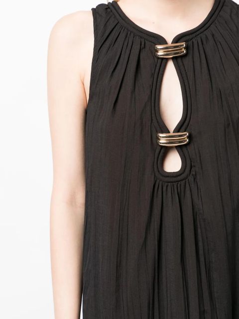 Acler Conara cut-out maxi dress - Black