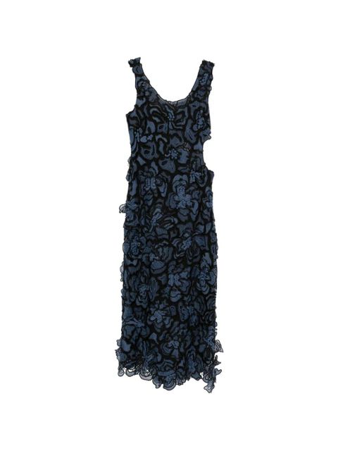 Simkhai midi floral lace dress - Blue - zdjęcie produktu nr 1