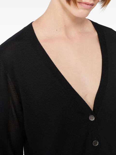 Sportmax fine-knit cardigan - Black