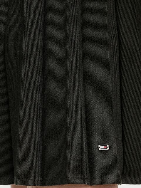 Tommy Hilfiger sukienka kolor zielony midi rozkloszowana WW0WW46582