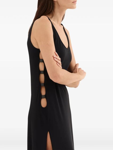 ERES side cutout ellipse dress - Black