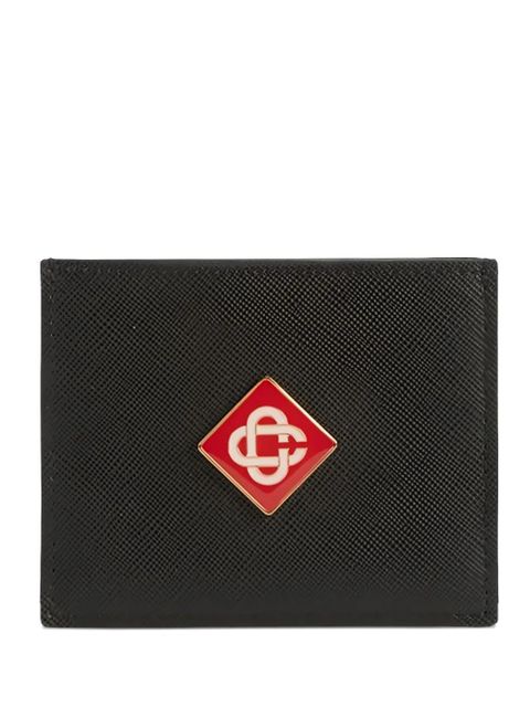 Casablanca logo-plaque card holder - Black - zdjęcie produktu nr 1