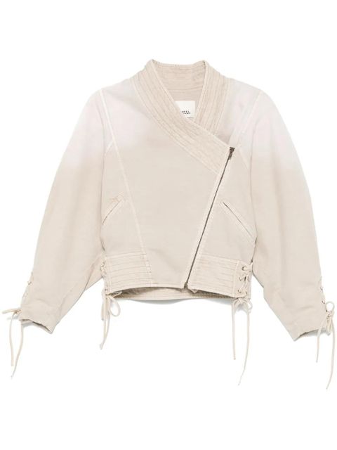 ISABEL MARANT Edina jacket - Neutrals - zdjęcie produktu nr 1