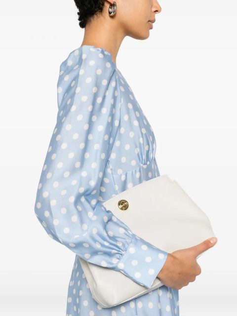 Posse Tillie polka-dot V-neck maxi dress - Blue