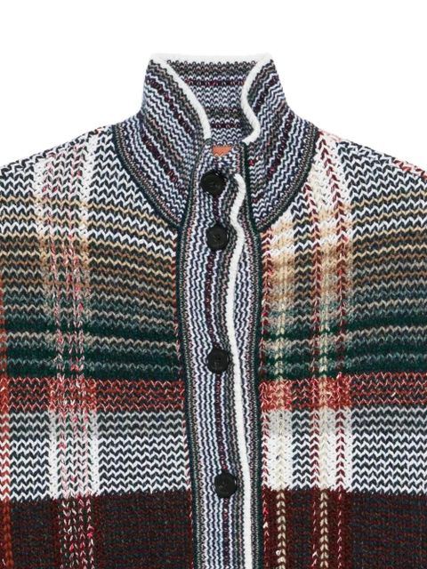 Missoni plaid-pattern cardigan - White