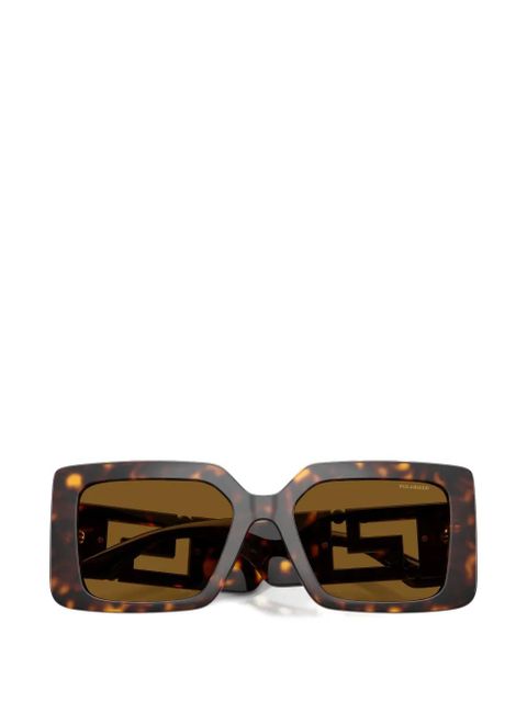 Versace Eyewear square-frame sunglasses - Brown
