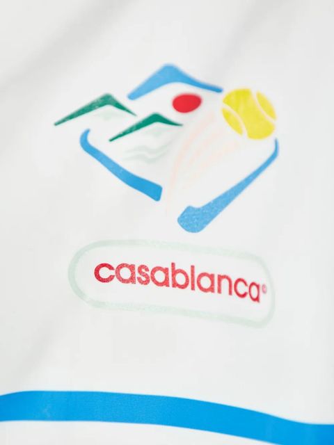 Casablanca Casa Sportif windbreaker jacket - White
