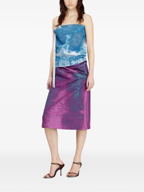 Diesel De-Sandie-Fsi tie-detail top - Blue - zdjęcie produktu nr 2