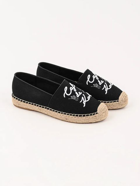 Karl Lagerfeld espadryle KAMINI DUO kolor czarny KL81125