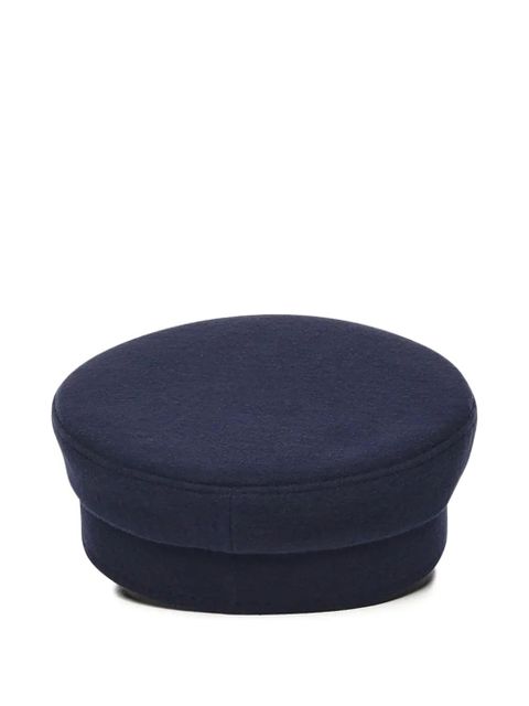 Ruslan Baginskiy cross logo baker boy hat - Blue