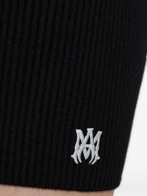 AMIRI ribbed mini skirt - Black - zdjęcie produktu nr 2