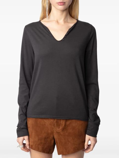 Zadig&Voltaire Fishnet T-shirt - Grey