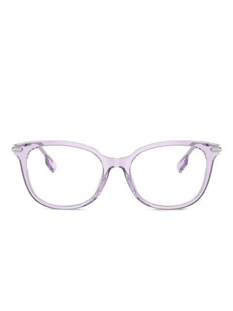 Burberry Eyewear square-frame glasses - Purple - zdjęcie produktu nr 1