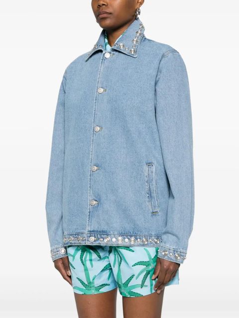 Coperni studded denim jacket - Blue