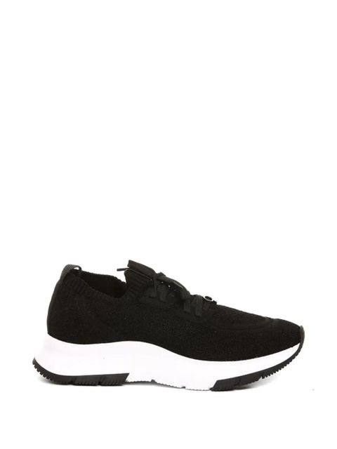 Gianvito Rossi knit lace-up sneakers - Black - zdjęcie produktu nr 1