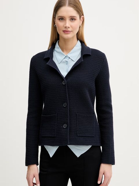 United Colors of Benetton marynarka jednorzędowa damska bawełniana - zdjęcie produktu nr 2