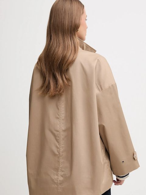 Tommy Hilfiger kurtka kolor zielony przejściowa oversize WW0WW45715 - zdjęcie produktu nr 2