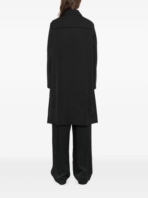 Jil Sander buttoned coat - Black