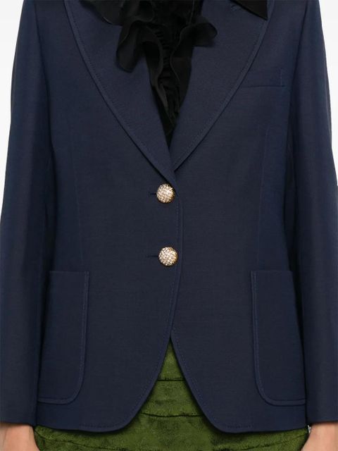 Valentino Garavani single-breasted blazer - Blue
