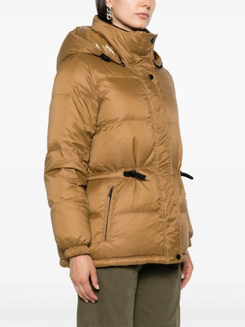 Yves Salomon padded down jacket - Brown