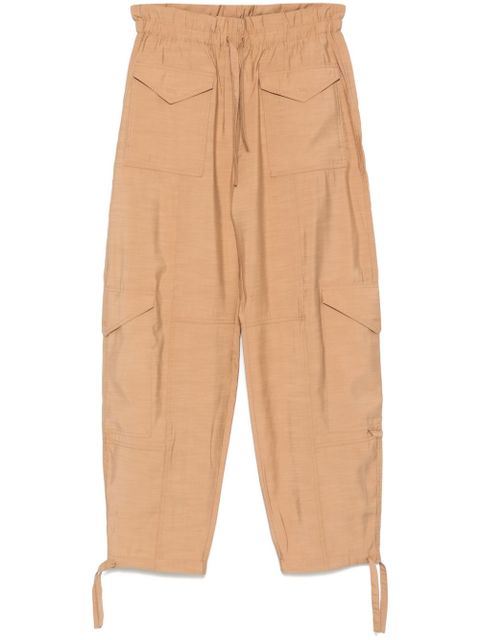 GANNI drawstring trousers - Neutrals - zdjęcie produktu nr 1
