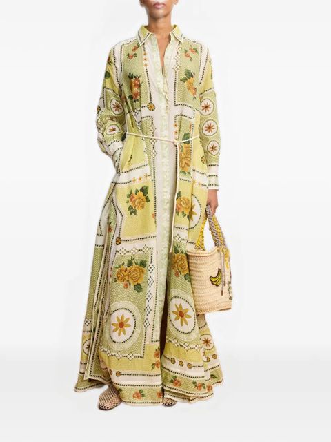 ALEMAIS Dixie maxi shirt dress - Green - zdjęcie produktu nr 2