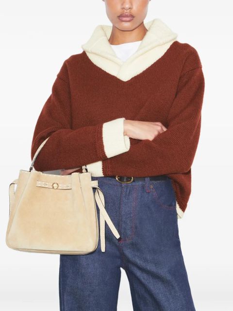 Tory Burch Romy pick stitch bucket bag - Neutrals