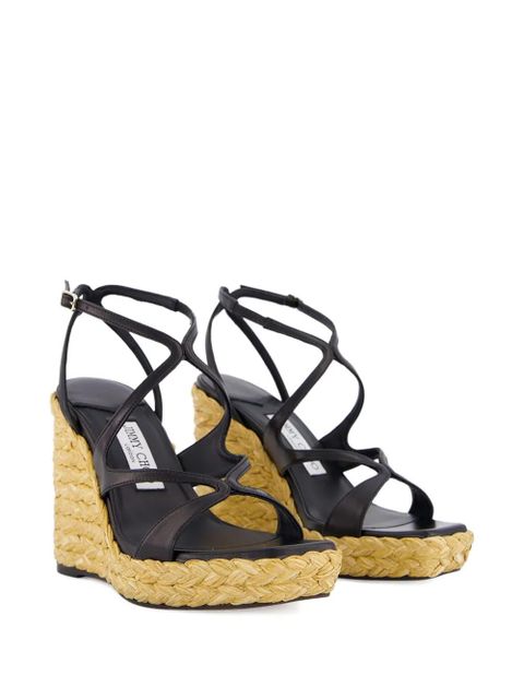 Jimmy Choo wedge-heel sandal - Black - zdjęcie produktu nr 2