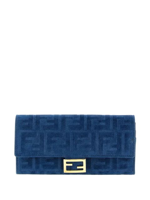 FENDI Baguette wallet-on-chain - Blue - zdjęcie produktu nr 1