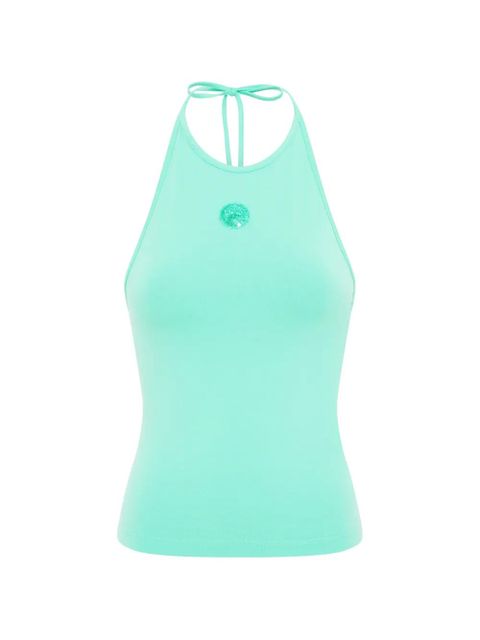 Marine Serre halter-neck top - Green - zdjęcie produktu nr 1