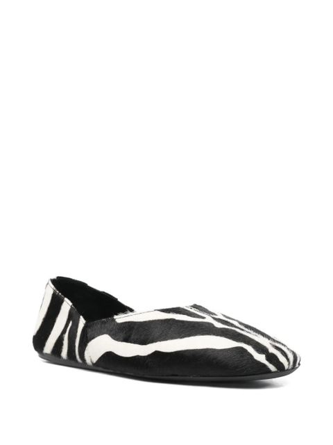 KHAITE Jane animal-print ballet flats - Black - zdjęcie produktu nr 2