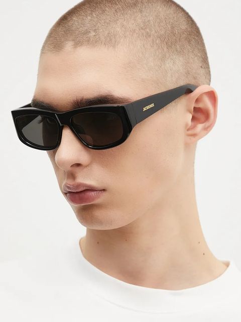 Jacquemus okulary przeciwsłoneczne PILOTA kolor czarny JAC2C1SUN