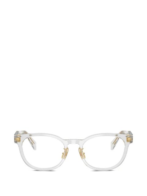 Prada Eyewear round-frame glasses - White - zdjęcie produktu nr 1
