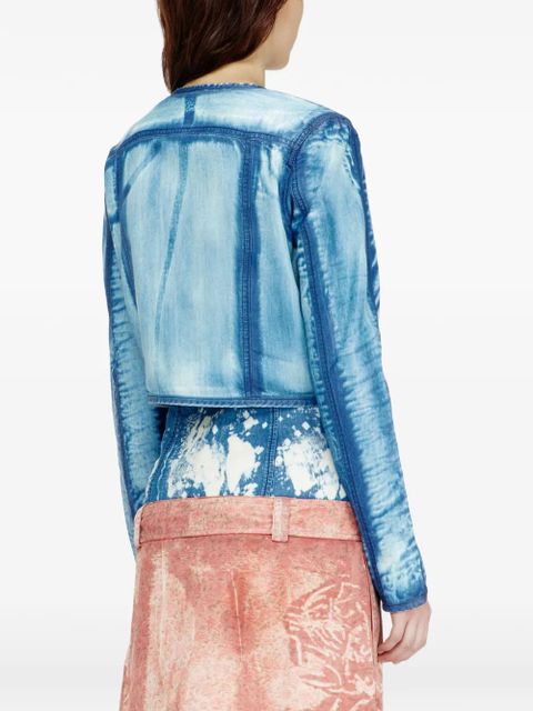 Diesel buttoned denim jacket - Blue