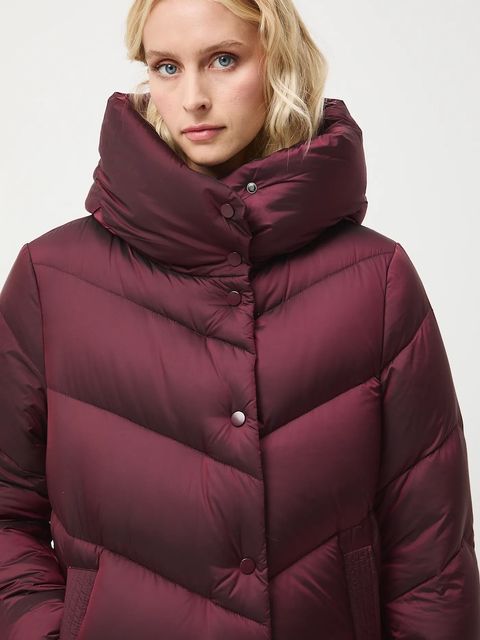 Medicine kurtka puchowa kolor bordowy