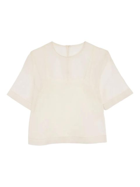 AMI Paris sheer top - White - zdjęcie produktu nr 1