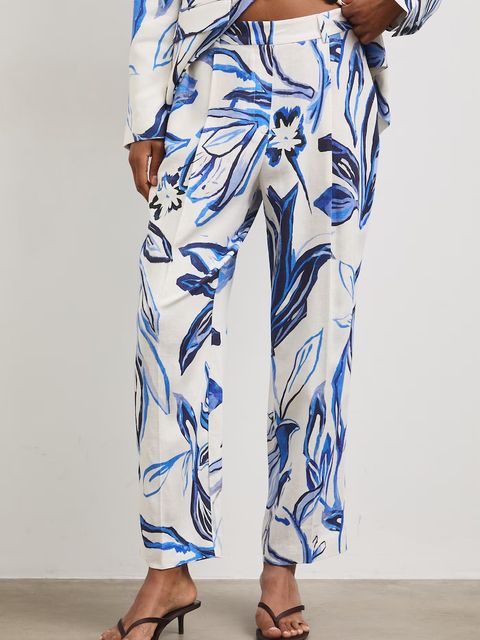 Medicine spodnie chinos damskie z lnem - zdjęcie produktu nr 1