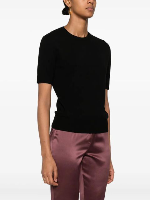 Saint Laurent wool T-shirt - Black