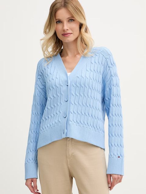 Tommy Hilfiger kardigan damski bawełniany - zdjęcie produktu nr 1