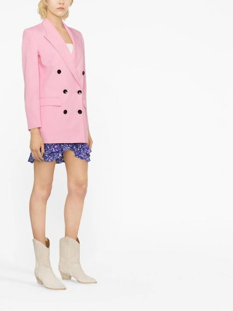 ISABEL MARANT Nevim double-breasted blazer - Pink